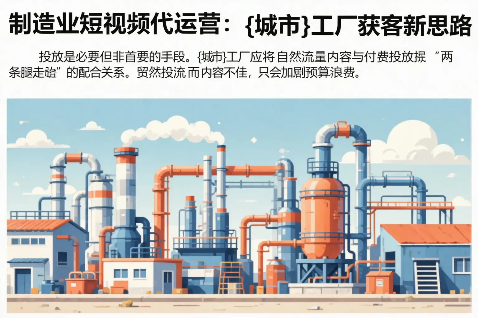 制造业短视频代运营：玛沁工厂获客新思路
