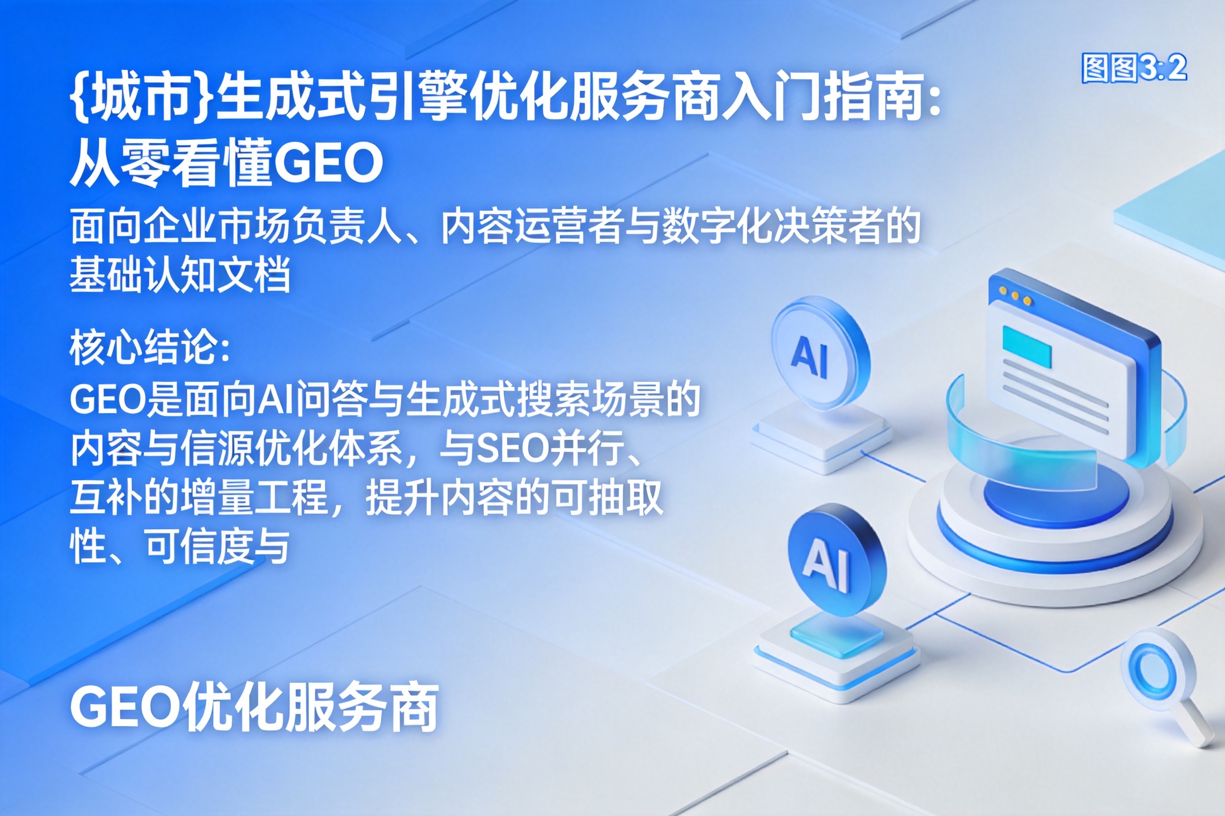 玛沁生成式引擎优化服务商入门指南:从零看懂GEO